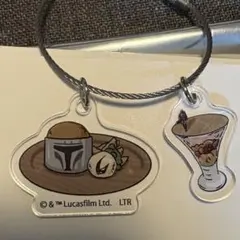 新品 STARWARS スターウォーズカフェ グローグー アクリルキーホルダー