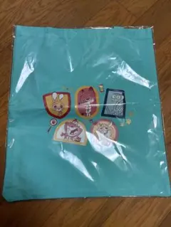 ズートピア2 ハッピーくじ　トートバッグ　緑