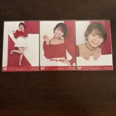 イコラブ ＝LOVE 大場花菜 生写真 赤白衣装 コンプ