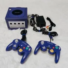GAMECUBE ニンテンドー ゲームキュ―ブ バイオレット コントローラー2個