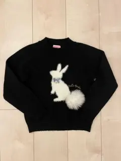 kate spade ウサギモチーフ ニット セーター S 110cm