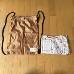 新品・未使用】リラックマ 巾着リュック＆バッグインバッグ 2点セット