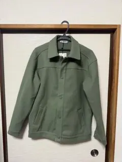 ZARA オリーブグリーン ボタン付きジャケット S