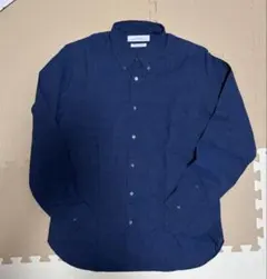 green label relaxing 長袖シャツ ネイビーのサムネイル