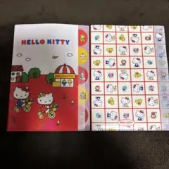 ハローキティ　キティちゃん　A4ファイル　 ダイカットクリアファイル5P