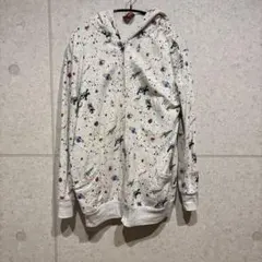 GUTTONS 宇宙柄 パーカー グレー