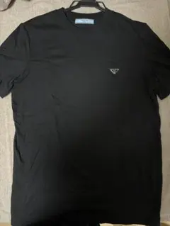PRADA プラダ 半袖 Tシャツ ブラック 三角ロゴプレートのサムネイル