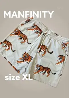 MANFINITY SHEIN 虎柄 ショートパンツ XL 総柄 タイガーのサムネイル