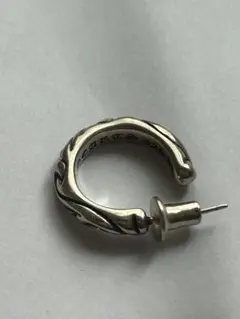 ルイヴィトン LVモザイク ピアス シルバー 片耳用 メンズ M02226