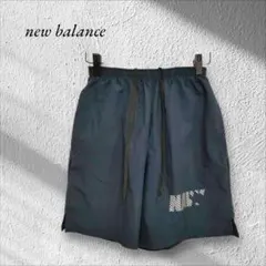 ニューバランス ショートパンツ ウェア下【S】ネイビー ゴムウエスト