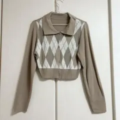 アーガイル ニット