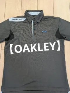 【OAKLEY】ゴルフウェア ポロシャツ メンズ グレイ