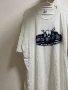 アメリカ古着半袖Tシャツ白シャツヴィンテージ一点物ニューメキシコビックサイズ