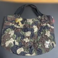 迷彩柄 スヌーピー トートバッグ