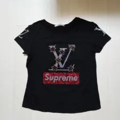 ストーン付き半袖 T シャツ