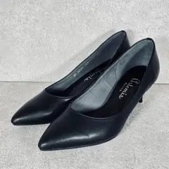 【極美品】DIANA ダイアナ パンプス ポインテッドトゥ 黒 24cm レザー