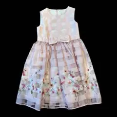 KUMIKYOKU ワンピース 、ドレス130cm ピンク 花柄
