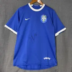 ナイキ　ブラジル代表　ロナウジーニョ　アウェイ　ユニフォーム　タグ付　未使用 ナイキ ブラジル代表 ロナウジーニョ アウェイ ユニフォーム タグ付 未