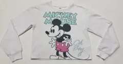 ミッキーマウス 長袖カットソー Mサイズ