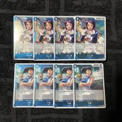 【即日発送‼️】たしぎ つる 青クザンデッキ強化パーツ R 各種 4枚セット❗️