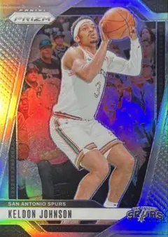 【1619】Spurs Keldon Johnson Prizm Silver