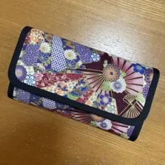 ラスト 長財布 やりくり財布 ハンドメイド レア廃盤 希少生地 - メルカリ