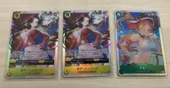 ワンピースカード　蒼海の七傑　 SR ハンコック　2枚、ナミ　1枚