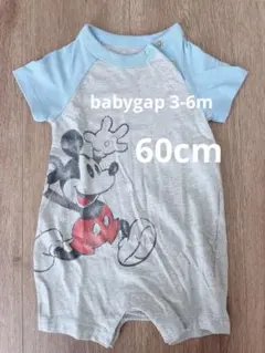 baby GAP ミッキーマウスロンパース 3-6ヶ月
