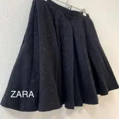 ZARA ザラ　スカート　M ブラック　ギャザースカート　ミニスカートのサムネイル