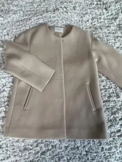 ユナイテッドアローズ　ハーフコート　ベージュ　フリーサイズ