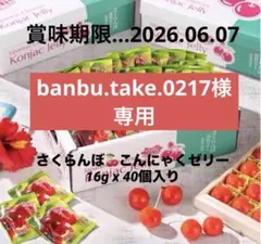 ＜banbu.take.0217様専用＞さくらんぼ蒟蒻ゼリー16gｘ40個入り