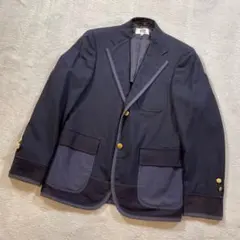 THOM BROWNE 金ボタン 3b テーラードジャケット 紺ブレ - メルカリ