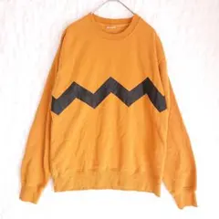 ドラえもん ジャイアン リブニット 裏起毛トレーナー ユニセックス カジュアル