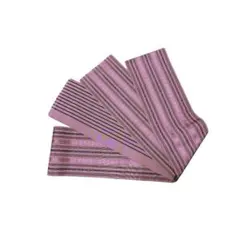 博多織？ くすみピンク 献上柄 半幅帯 半巾帯 小袋帯 浴衣 袴 着物 和装