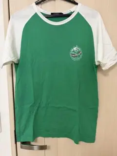BURBERRY BLACK LABEL グリーンTシャツ サイズ2 ラグラン袖のサムネイル