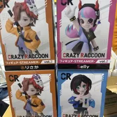 GIGO CRAZYRACCOON フィギュア うるか Selly ありさか
