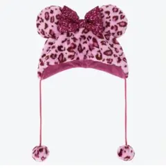 ミニー・マウス ヒョウ柄 ファンキャップ