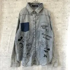 セシルマクビー×ディズニー　長袖シャツ　カットソー　ミッキー　ミニー　ドナルド