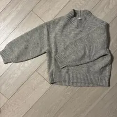 グローバルワーク　グレー ハイネックセーター 130cm