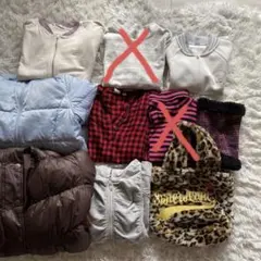 まとめ売り子ども服 サイズ140・冬物　10点セット
