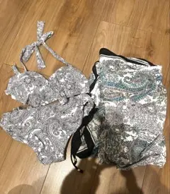 coral veil ペイズリー柄 セパレート水着 9M サイズ