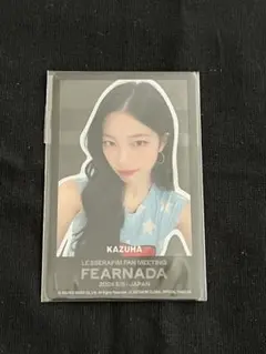 LE SSERAFIM ルセラフィム カズハ 会場限定 FC特典 クリア トレカ