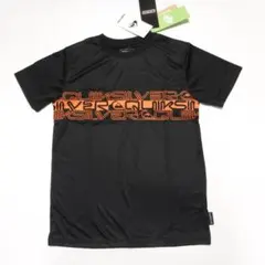 クイックシルバー 黒半袖ラッシュガードTシャツ 150 ムラスポ キッズ371のサムネイル