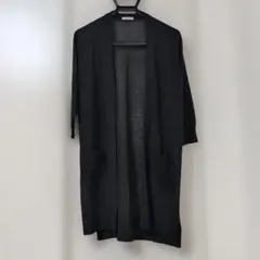 CINEMA CLUB ブラック カーディガン 五分袖