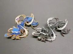 狐 ピンバッジ 2個セット 星