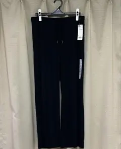 【GU】ジーユー リブプルオンパンツ ブラック XLサイズ ウエストゴム