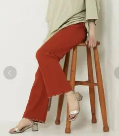 フリークスストア　メローリブカットパンツ