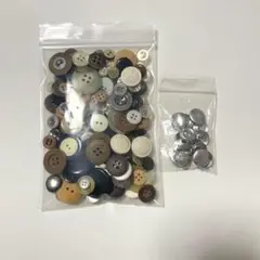 ボタンセット　くるみボタンの材料