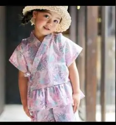 アプレレクールのはんなり浴衣＆甚平　80センチ