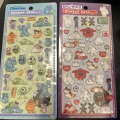 【正規品】ボンボンドロップシール モンスターズインク ベイマックス　新品未開封